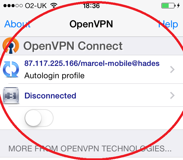 download the last version for iphoneOpenVPN Client 2.6.5